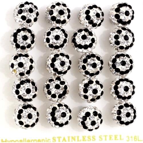 LUXUKISSKIDS Clearance Sale 10pairs/lot Earrings For Women Fashion Jewelry Size 8MM&10MM Earings