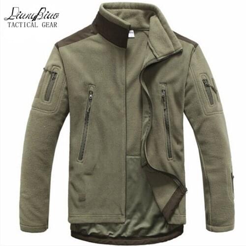 Men Tactical clothing autumn winter fleece army jacket softshell hunt clothing men softshell military style jackets