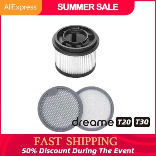 Original Dreame T20 T30 Handheld Vacuum Cleaner Part Kits Washable HEPA Filter