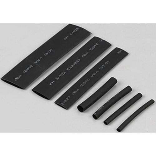 Set Of 127 Shrink Tube Wrap Kit Tubing Electrical Connection Sleeving