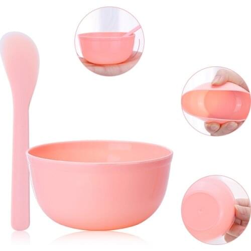 1 set Homemade Beauty DIY Facial Mask Bowl Brush Tool Makeup Face Mask Mud Mixing Stick Set Skin Care Silicone Cosmetic Bowl
