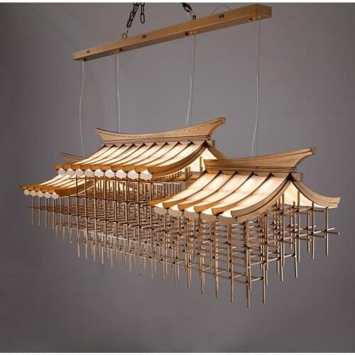 Nordic Creative Stone Round Chandelier Pendant Lamp Restaurant Bar Villa Hotel Living Room UFO Lighting PA0554