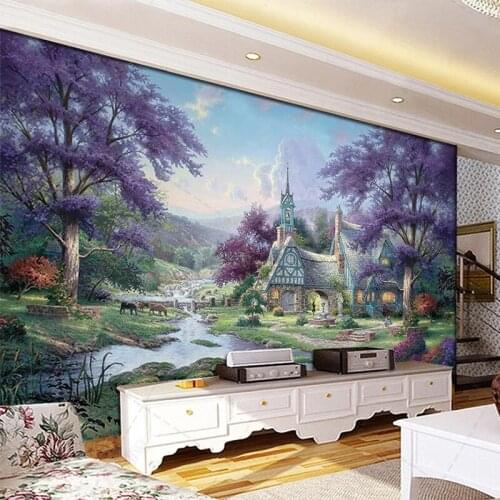 Custom Photo Wallpaper 3D Nature Scenery Mural Living Room TV Sofa Bedroom Background Wall Home Decor Papel De Parede Sala 3 D