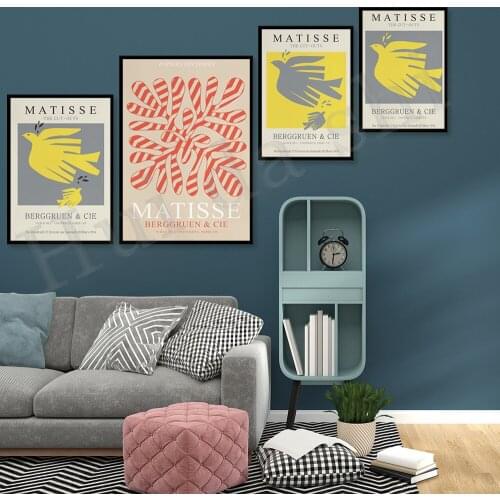 Matisse Cutout Poster - Henri Matisse Print, Matisse Bird, Abstract Print, Modern Wall Art, Lithograph, Color of the Year 2021