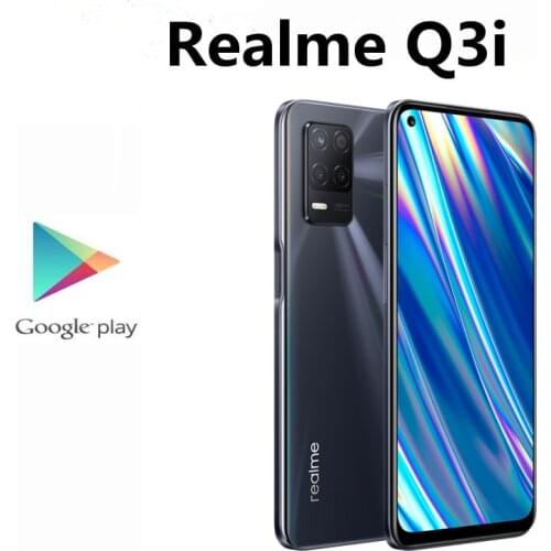 New Realme Q3i 5G Android Phone 48.0MP 4 Cameras Dimensity 700 Octa Core 6.5" 90HZ Face ID 6G 128GB Fingerprint 5000mAh GPS