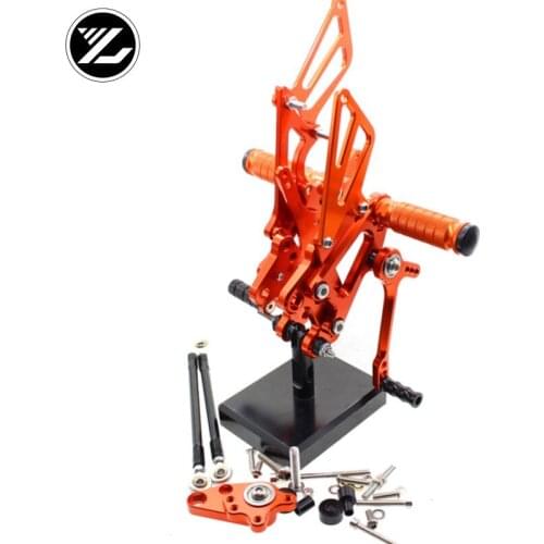 CNC Verstelbare Rearsets Achter Set Motorfiets Footrest Moto Pedaal pedal For Honda CBR600RR CBR 600RR 2003-2006 2004 2005