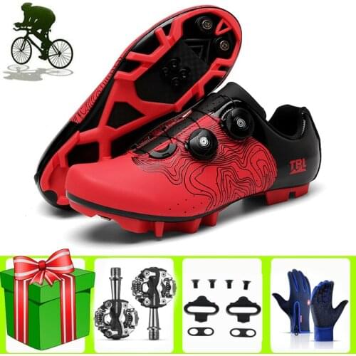 Cycling Shoes Men Spd Pedals Mountain Bike Sneakers Outdoor Sports Self-Locking Zapatillas De Ciclismo Mtb Bicycle Bicicleta