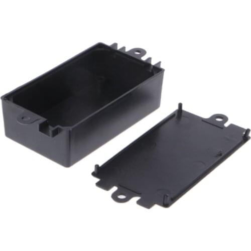 Waterproof Plastic Electronic Enclosure Project Box Black 65x38x22mm Connector