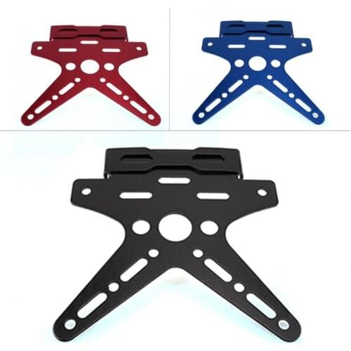 160 x160 x 45 MM Electroplate CNC Aluminum Alloy Motorcycle Rear License Plate Frame Motorcbike Scooter Number Plate Holder