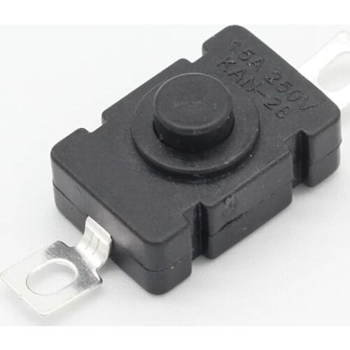 20pcs KAN-28 1.5A250V Flashlight Switches Self Locking SMD Type 18 x 12mm Push Button Switches 1812-28A DIY Model Toy Car fan