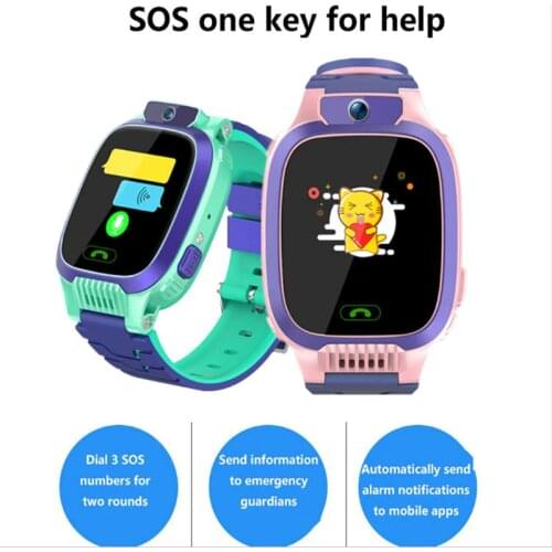 2019 Best Gift with Camera IP67 Waterproof GPS Tracker Children Smart Watch