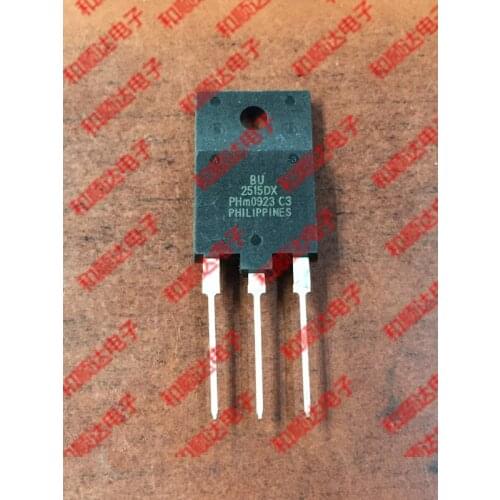 5PCS/LOT NEW BU2515DX TO-3PF High Speed Switch NPN Transistor 1500V