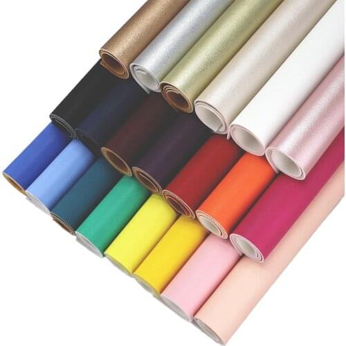 91x134cm Yard Thick Smooth Faux Syntetic PU Leather Fabric Material For Hair Bows Earring Handbags Shoes DIY BH080