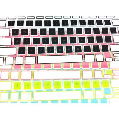 US Fashion Hollow Candy Silicone Keyboard Protective Film For Apple MacBook Air 11.6 Inch 11" With Packaging MEAFO