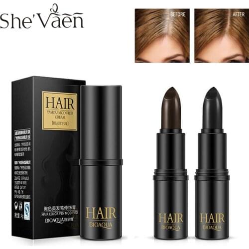 Hair Color Modified Cream Pen Crayon Stick Temporary Cover Up Gray Hair Root Touch Up White Hair Instant Hair Colour Dye