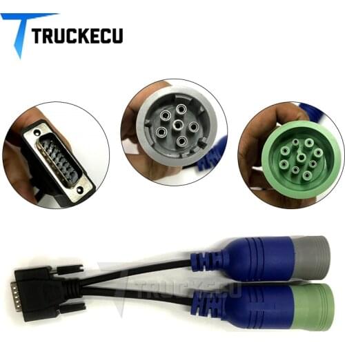 Truck Engine diagnostic cable Pn 405048 6- and 9-pin Y Deutsch Adapter for Dpa5 for Nexiq125032