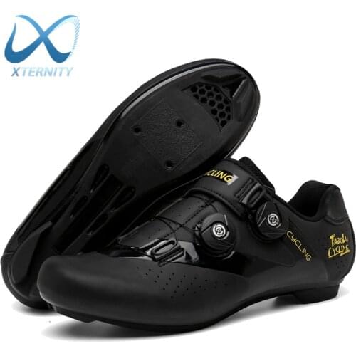 Racing Road SPD Cycling Shoes Mens Outdoor Bicycle Sneakers MTB Flat Cleat Shoes Self-Locking Mountain Bike Sports Shoes Unisex