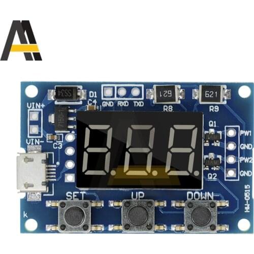 2 PWM Pulse Frequency Duty Cycle Adjustable Square Wave Rectangular Signal PWM Generator Stepper Motor Driver Board Module