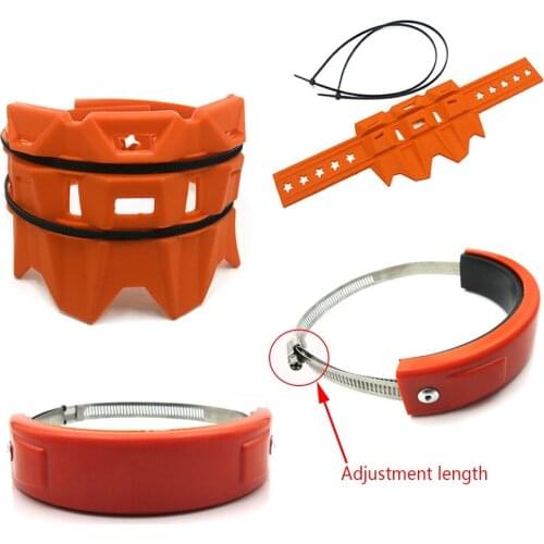 Motorcycle Accessories Universal Fit 100MM-140MM Oval Exhaust Protector Can Cover For CB 300F CB400F CB500F CB500X Black