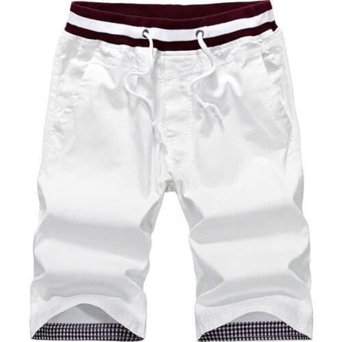 Luulla Brand New Mens 2020 Summer 100% Washed Cotton Casual Shorts Men Fashion Bermuda Beach Board Pockets Shorts Men 4XL Plus