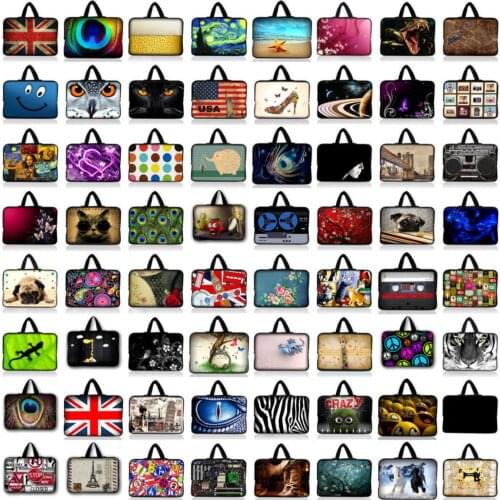 Customizable Neoprene Laptop Bag Tablet Sleeve Pouch For Notebook Computer Bag 7 10 12 13 15 13.3 15.4 17.3 For Macbook IPad