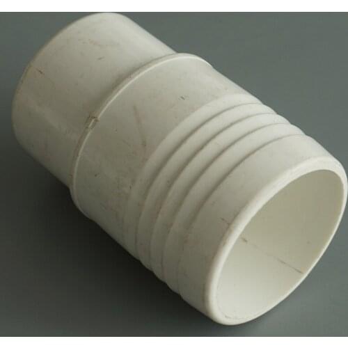 Plastics Pool & Spa 2" PVC Pipe Extender Fitting,one side with screw ,one side male to female