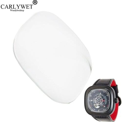 Rolamy TOP GRADE Replacement For Seven Friday Sapphire Crystal Glass for Seven Friday Brand Watch M P S Series Spaceship