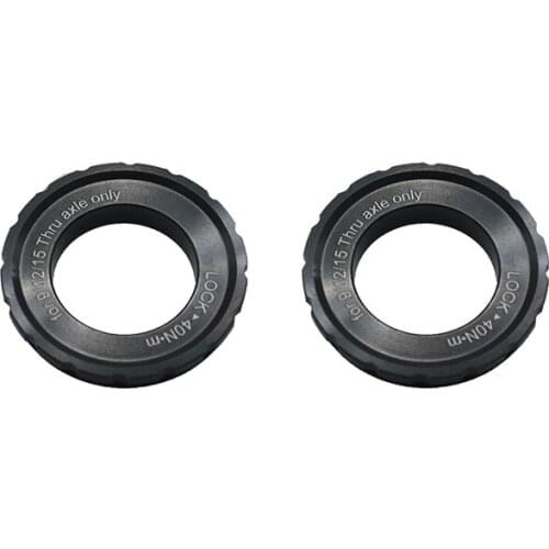 2Pcs Bicycle Centerlock Adapter Disc Brake Rotor Cover for 12/15/20MM Thru Axle Aluminum Alloy Bicycle Accessories