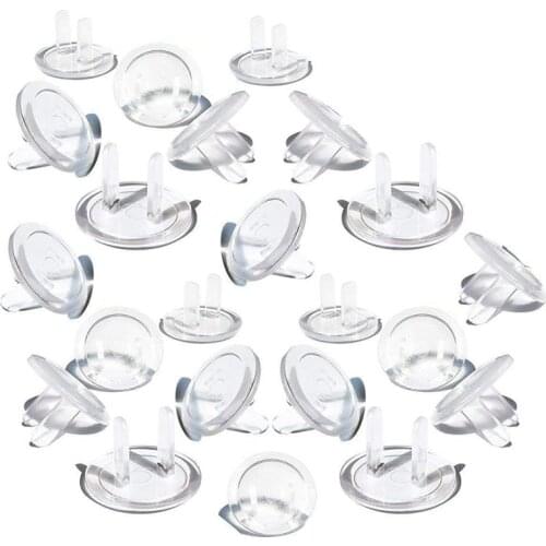Outlet Plug Covers (50 Pack) Ultra Clear Child Proof Electrical Protector Safety Caps Electrical Socket Covers