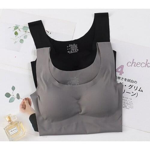 Female Underwear One Piece Ice Silk Fitness Push Up Bra New Fashion Generation Sexy Lingerie For Women Bralette Modis Lady