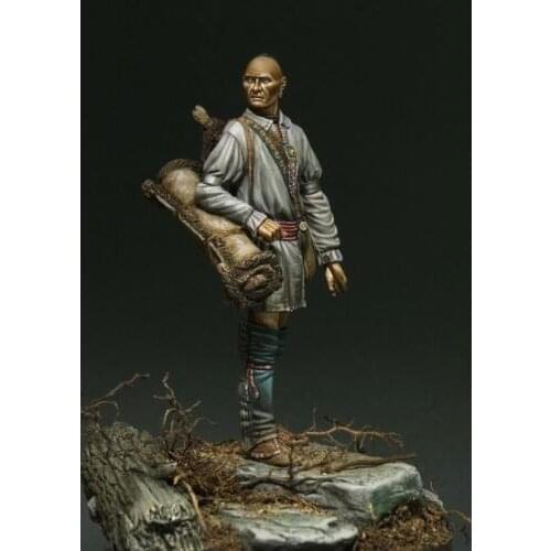 1/24 75mm Hunter woodland ancient 75mm toy Resin Model Miniature resin figure Unassembly Unpainted