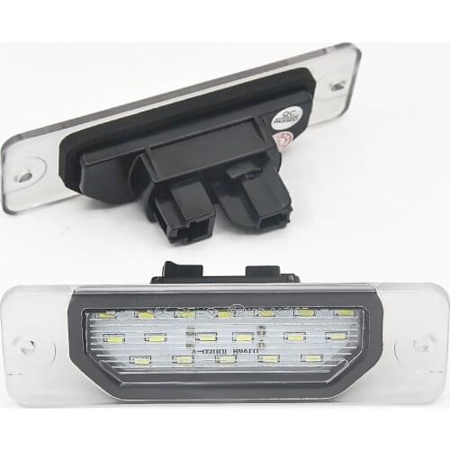 1 Pair License Plate Light Lamp 18SMD No Error LED Number OEM Direct For Infiniti Fx35 Fx45 Q45 I30 I35 Q70 Nissan Fuga Cefiro