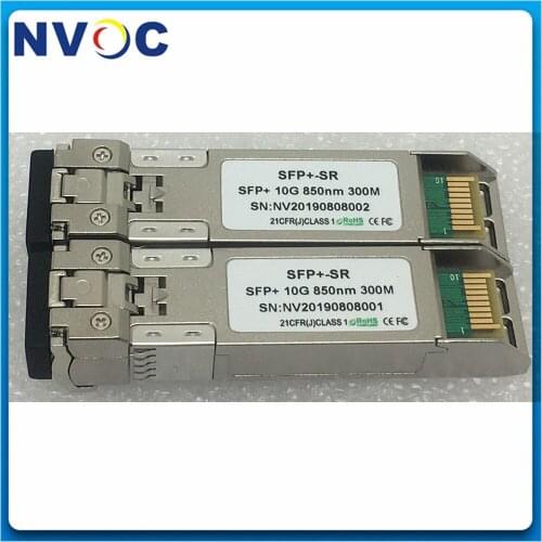 6pcs/Lot,10Gb 300M SFP SR for SFP-10G-SR 10GBASE-SR Fiber Optic SFP+ Transceiver Module MMF 850nm 300M for Ubiquiti Mikrotik etc