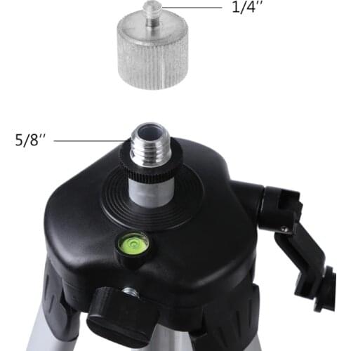 5/8'' to 1/4" adpater for 1/4 Thread Laser Level & Rangefinder 5/8" tripod stand