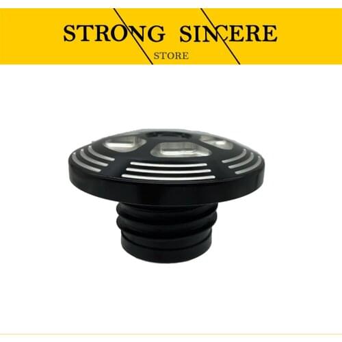 The motorcycleHarley XL883 XL1200 X48 2004-2020 de aluminio tapa de combustible del tanque de aceite Protector de la cubierta