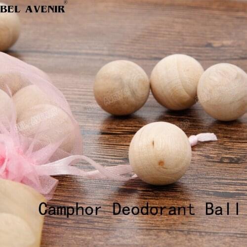 10 PCS Incense Wood Pellets Fragrant Scented Natural Camphor Deodorant Ball for Home/Storage Box/Wardrobe
