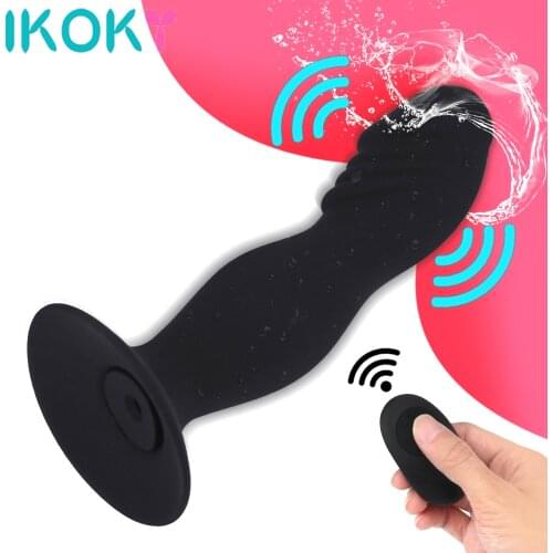 Wireless Remote Control 10 Speeds G-spot Vibration Prostate Massager Anal Vibrator Sex Toys For Women Men Vibrating Butt Plug