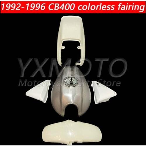 The injection-molded whole injection cover has no color fuel tank suitable for Honda CB400 1992 1993 1994 1995 1996