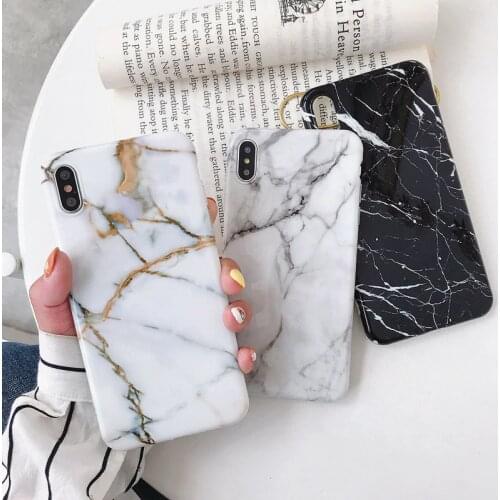 Marble Grain Phone Case For iPhone 12 SE2020 11Pro Max XR XS Max X XS 7 8 Plus 11 Pro Soft Silicone Artistic Glossy Coque Cover