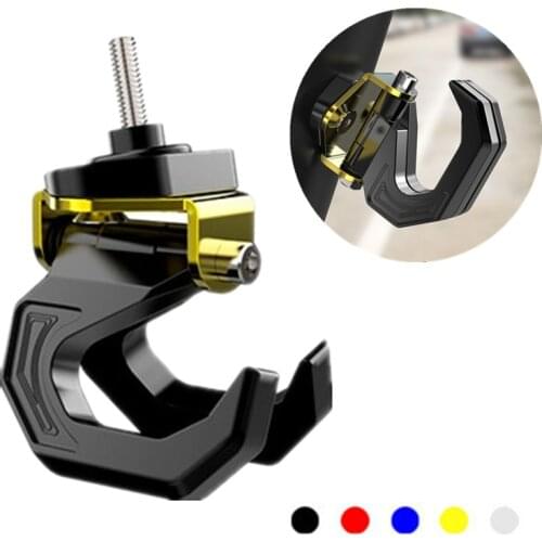 Aluminum Alloy Motorcycle Luggage Helmet Double Hook Mount Motorbike Helmet Holder Bag Bottle Hook For Motorcycle Accessories