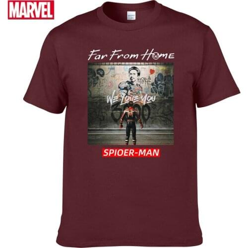 Marvel The Avengers Tom Holland Spider Man t shirt Short sleeve tee Mens shirts T-shirt cotton graphic t shirts 2021 Tops #108