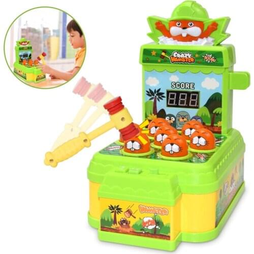 Whack Game Mole Toy Pounding Toys Toddler Toys Mini Electronic Arcade Game Developmental Interactive Toy Indoor Board Games