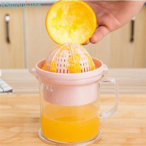 Creative Household Orange Juice Lemon Manual Juicer Mini Juicer Cup Portable Juicer Home Kitchen Supplies