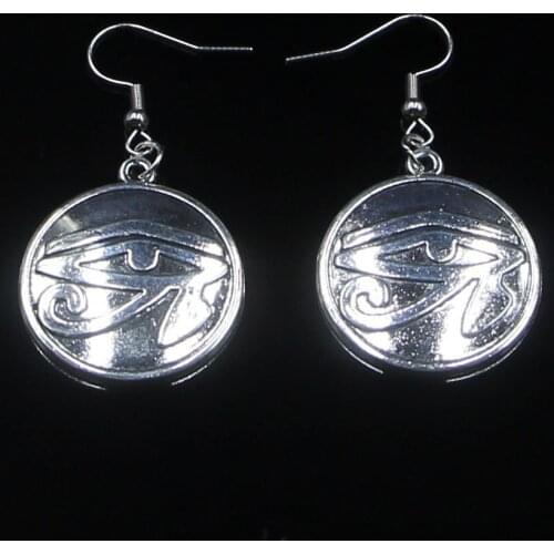 Fashion Handmade Simple Design 27mm Eye Of Horus Drop Earrings For Women Gift Fashion Jewelry Cute Small Object