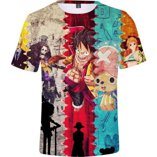 ONE PIECE STAMPEDE print menS Tee Simply Meant To Be men T Shirt Shirts Hip Hop Style Streetwear