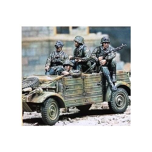 WWII German Army Resin Soldier Four-Person Kit