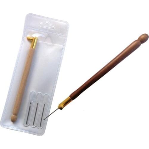 New 30pcs/lot Embroidery Punch Needle with 3 Needles Punch Pen Embroidery Cross Stitch Craft Kit French Crochet