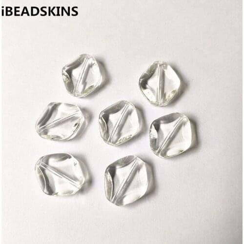 New arrival! 22x19mm 280pcs/lot Clear acrylic Rhombus shape beads for Necklace,Earrings parts,hand Made Jewelry DIY
