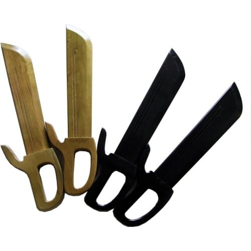 Martial Arts Equipment Wing Chun Eight Chopping Blade Pure Wood Butterfly Double Wing Chun Performance Blade