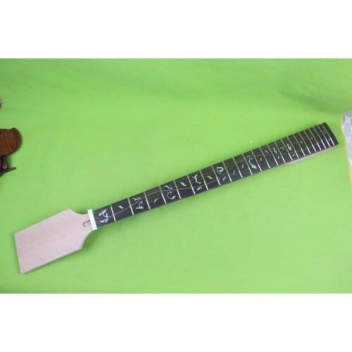 One unfinished bass electric guitar neck Solid wood 22 fret New 34"